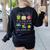 Reading Teacher Syllable Types Phonics Phonemic Awareness Women's Sweatshirt Back Print Black Reading Teacher Syllable Types Phonics Phonemic Awareness Women's Sweatshirt Back Print Black