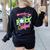 Ready To Rock School Shirt Students And Teachers Women's Sweatshirt Back Print Black Ready To Rock School Shirt Students And Teachers Women's Sweatshirt Back Print Black