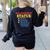 Relationship Status Single Married Hot Teacher Women's Sweatshirt Back Print Black