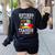 Retired But Forever a Teacher At Heart Teacher Retirement Women's Sweatshirt Back Print Black Retired But Forever a Teacher At Heart Teacher Retirement Women's Sweatshirt Back Print Black