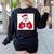 Retro All Done Christmas Special Ed Teacher Team Santa Women Women's Sweatshirt Back Print Black Retro All Done Christmas Special Ed Teacher Team Santa Women Women's Sweatshirt Back Print Black