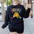 Retro Special Education Squad Groovy Dream Team Teacher Women's Sweatshirt Back Print Black Retro Special Education Squad Groovy Dream Team Teacher Women's Sweatshirt Back Print Black