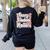 Retro Vintage Every Student Matters Teacher Paraprofessional Women's Sweatshirt Back Print Black Retro Vintage Every Student Matters Teacher Paraprofessional Women's Sweatshirt Back Print Black
