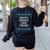 Santas Favorite Choir Teacher Christmas Women's Sweatshirt Back Print Black Santas Favorite Choir Teacher Christmas Women's Sweatshirt Back Print Black