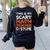This Is My Scary Math Teacher Costume For Halloween Women's Sweatshirt Back Print Black This Is My Scary Math Teacher Costume For Halloween Women's Sweatshirt Back Print Black