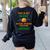 My Scary Social Studies Teacher Costume Halloween Men Women Women's Sweatshirt Back Print Black