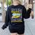 School Bus Driver Life Last Day Of School Teacher Kids Women's Sweatshirt Back Print Black