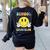 School Counselor Teacher Counseling Office School Guidance Women's Sweatshirt Back Print Black School Counselor Teacher Counseling Office School Guidance Women's Sweatshirt Back Print Black