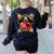 School International Talk Like A Pirate Day Pirate Teacher Women's Sweatshirt Back Print Black School International Talk Like A Pirate Day Pirate Teacher Women's Sweatshirt Back Print Black