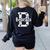 School Spirit Mascot Bobcats Back To School Teacher Student Women's Sweatshirt Back Print Black School Spirit Mascot Bobcats Back To School Teacher Student Women's Sweatshirt Back Print Black