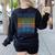 Science It's Like Magic But Real Science Teacher Geek Nerd Women's Sweatshirt Back Print Black