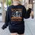 Science Is Magic Halloween Skeleton Students Teacher Women's Sweatshirt Back Print Black