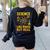 Science Like Magic But Real Nerdy Teacher Women's Sweatshirt Back Print Black