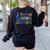 Science Teacher Teaching Future Scientists School Instructor Women's Sweatshirt Back Print Black Science Teacher Teaching Future Scientists School Instructor Women's Sweatshirt Back Print Black