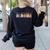 Se Amable Be Kind In Spanish Groovy Teacher Flowers Women's Sweatshirt Back Print Black Se Amable Be Kind In Spanish Groovy Teacher Flowers Women's Sweatshirt Back Print Black