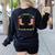 These Boots Are Made Teaching Western Cowboy Teacher Women's Sweatshirt Back Print Black