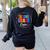 Second Grade Crew 2nd Back To School Teacher Team Squad Women's Sweatshirt Back Print Black Second Grade Crew 2nd Back To School Teacher Team Squad Women's Sweatshirt Back Print Black