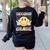 Second Grade Teachers Boys Girls Smile Face 2nd Grade Team Women's Sweatshirt Back Print Black