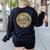 Sedona Arizona Nature Mountains Hiking Outdoors Women's Sweatshirt Back Print Black