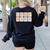 Basic Sign Language Speech Pathology Aac Sped Teacher Women's Sweatshirt Back Print Black Basic Sign Language Speech Pathology Aac Sped Teacher Women's Sweatshirt Back Print Black