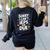 Sorry I Can'T Ieps Are Due Cute Elementary Teacher Iep Sped Women's Sweatshirt Back Print Black