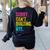 Sorry Can't Quilting Bye Teacher Student Quilting Women's Sweatshirt Back Print Black Sorry Can't Quilting Bye Teacher Student Quilting Women's Sweatshirt Back Print Black