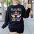 Spanish Teacher Bilingual Teacher Maestra Maestras Women's Sweatshirt Back Print Black