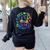 Special Education Teacher Sped Squad SPED Teacher Tie Dye Women's Sweatshirt Back Print Black Special Education Teacher Sped Squad SPED Teacher Tie Dye Women's Sweatshirt Back Print Black