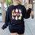 SPED Teacher Halloween Spooky Special Education Team Men Women Kids Women's Sweatshirt Back Print Black SPED Teacher Halloween Spooky Special Education Team Men Women Kids Women's Sweatshirt Back Print Black