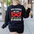 SPED Teacher Are Just Superheroes Disguise Special Education Women's Sweatshirt Back Print Black