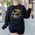 Spelling Bee Halloween Costume For Teachers Women's Sweatshirt Back Print Black Spelling Bee Halloween Costume For Teachers Women's Sweatshirt Back Print Black