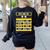 Spelling Bee Halloween Teachers Bee Spelling Competition Women's Sweatshirt Back Print Black