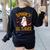 Spooky ESL Teacher Ghost Halloween School Women Women's Sweatshirt Back Print Black Spooky ESL Teacher Ghost Halloween School Women Women's Sweatshirt Back Print Black