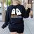 Spooky Inequalities Ghosts Halloween Math Teacher Women's Sweatshirt Back Print Black Spooky Inequalities Ghosts Halloween Math Teacher Women's Sweatshirt Back Print Black