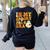 In My Spooky PRE-K Teacher Era Halloween Costume Tee Women's Sweatshirt Back Print Black In My Spooky PRE-K Teacher Era Halloween Costume Tee Women's Sweatshirt Back Print Black