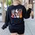 Spooky Teacher Club Halloween Women's Sweatshirt Back Print Black
