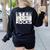 STEM Rocks Science Technology Engineering Math STEM Teacher Women's Sweatshirt Back Print Black STEM Rocks Science Technology Engineering Math STEM Teacher Women's Sweatshirt Back Print Black