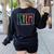 STEM Teacher Science Appreciation Women Back To School Women's Sweatshirt Back Print Black STEM Teacher Science Appreciation Women Back To School Women's Sweatshirt Back Print Black