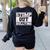 Stomp Out Bullying Back To School Education Teacher Women's Sweatshirt Back Print Black