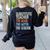 Substitute Teacher Man The Myth The Legend Appreciation Day Women's Sweatshirt Back Print Black Substitute Teacher Man The Myth The Legend Appreciation Day Women's Sweatshirt Back Print Black
