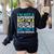 Superhero & Special Education Teacher Men Women Women's Sweatshirt Back Print Black