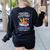 Superhero Sidekick Teaching Teach School Teacher Assistant Women's Sweatshirt Back Print Black Superhero Sidekick Teaching Teach School Teacher Assistant Women's Sweatshirt Back Print Black