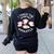 I Teach The Smartest Axolotls Cute Teacher Axolotl Women's Sweatshirt Back Print Black