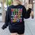 Teacher We Are Like a Box Of Crayons For Men Women Kids Women's Sweatshirt Back Print Black