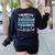 Teacher If At First You Don't Succeed Try Doing What Your Women's Sweatshirt Back Print Black