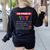 Teacher Growth Mindset Power Of Yet Women's Sweatshirt Back Print Black Teacher Growth Mindset Power Of Yet Women's Sweatshirt Back Print Black