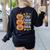 Teacher Halloween Tshirts I Teach The Cutest Pumpkins Women's Sweatshirt Back Print Black Teacher Halloween Tshirts I Teach The Cutest Pumpkins Women's Sweatshirt Back Print Black