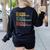Teacher Kindness Compassion Confidence Teaching Women's Sweatshirt Back Print Black Teacher Kindness Compassion Confidence Teaching Women's Sweatshirt Back Print Black