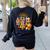 Teacher Life Back To School It's A Great A Day To Be A Lion Women's Sweatshirt Back Print Black