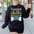 Teacher Off Duty Promoted To Stay At Home Dog Mom Teachers Women's Sweatshirt Back Print Black Teacher Off Duty Promoted To Stay At Home Dog Mom Teachers Women's Sweatshirt Back Print Black